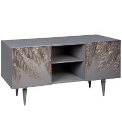 Тумба под ТВ Тропик 117см Классика Серый Голд