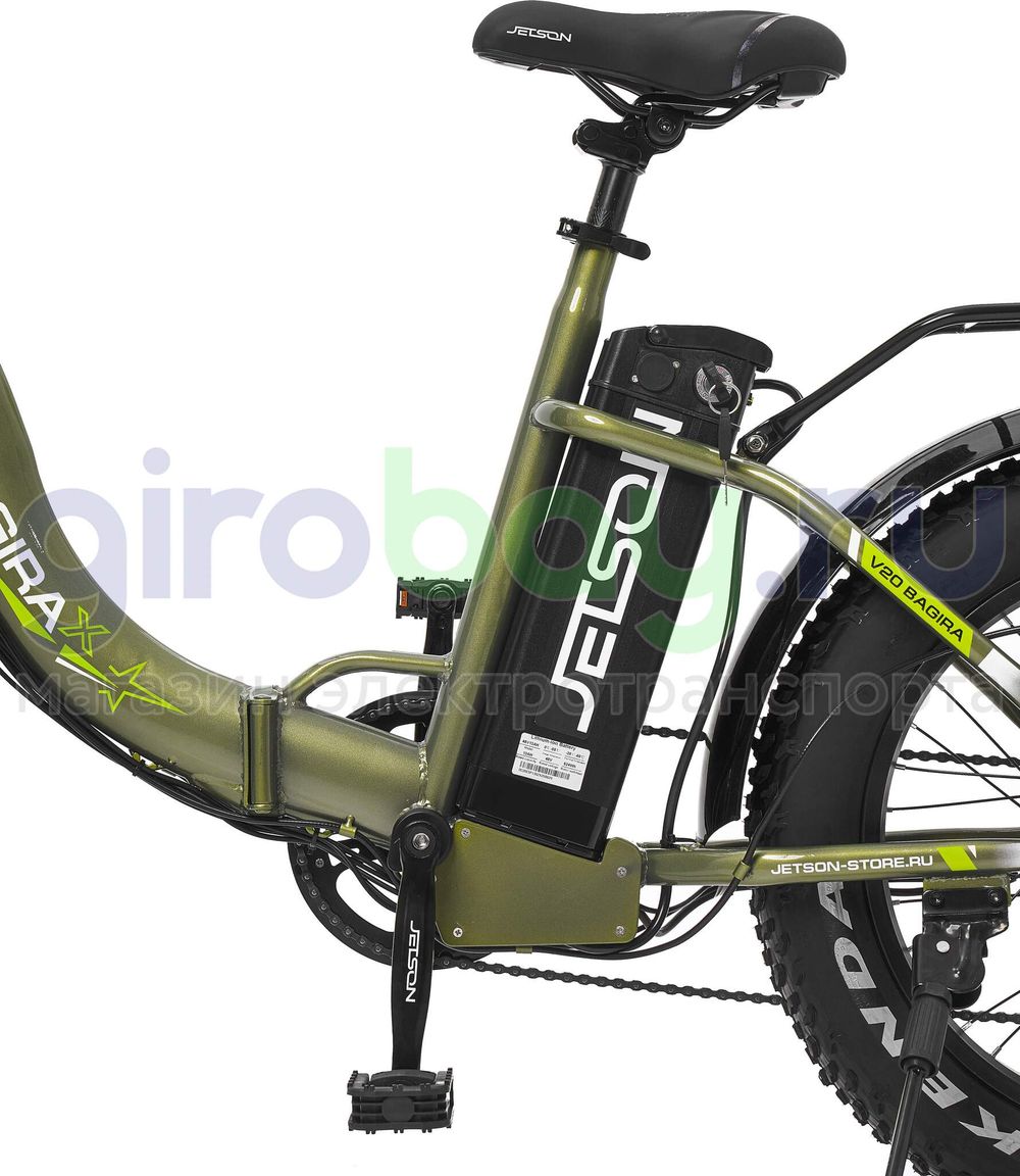 Электровелосипед Jetson V20 BAGIRA (48v/13Ah) - Хаки фото №11