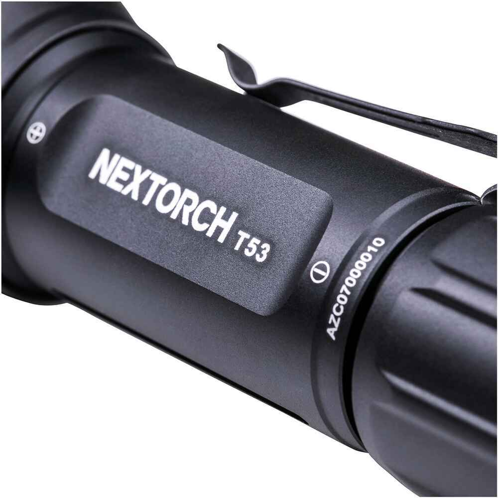 Фонарь с комплектом тактический Nextorch T53, 800 lm белый+зелёный+красный, вынос. кнопка, кронштейн,18650 (3 шт./уп.)