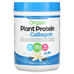 Orgain, Plant Protein Plus Collagen, ваниль, 726 г (1,6 фунта)