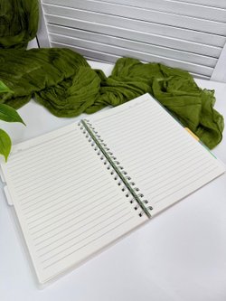 Блокнот тетрадь с разделителями формат В5 175х250 мм 110 листов розовый (3967-7)