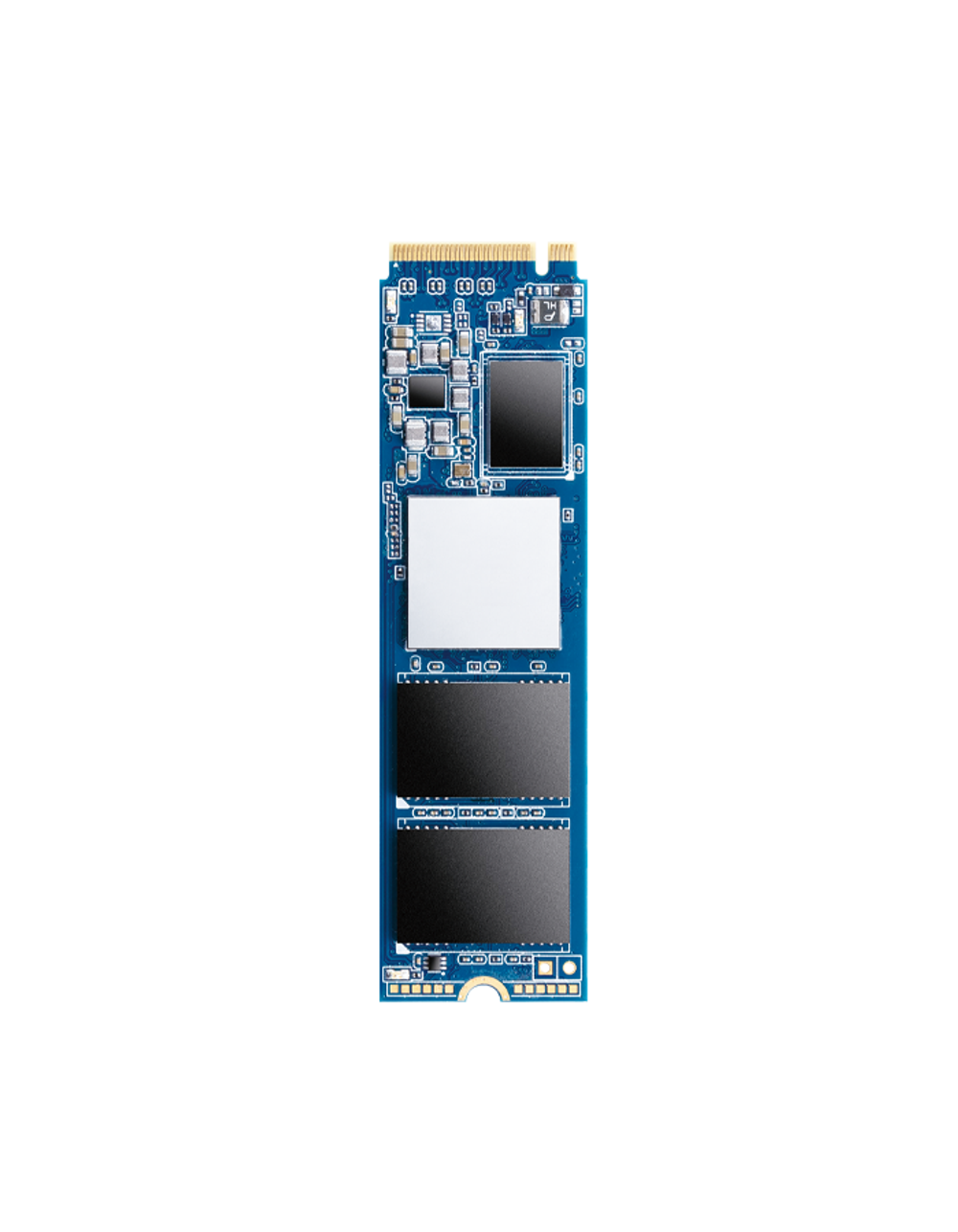 Apacer SSD AS2280Q4 1TB M.2 2280 PCIe Gen4x4, R5000/W4400 Mb/s, 3D TLC, MTBF 1.5M, NVMe, 1650TBW, Retail, Heatsink, 3 years (AP1TBAS2280Q4-1)