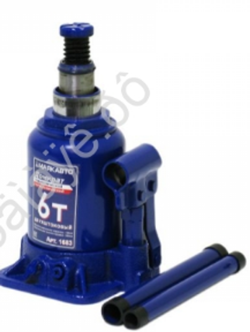 Домкрат гидравлический телескопический  6,0т h=156-366мм 2-хштоковый МаякАвто 1683