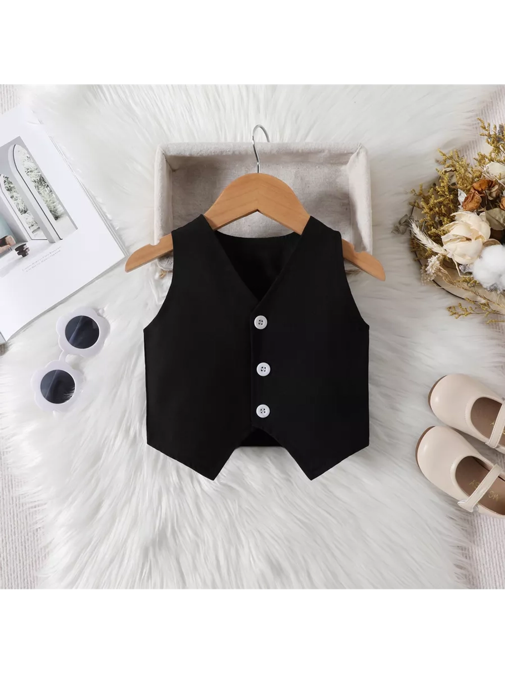 Костюм жилет с юбкой