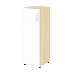 Yalta Шкаф узкий LT.SU-2.4 R (L) white Акация Лорка/Стекло White 400*450*1195