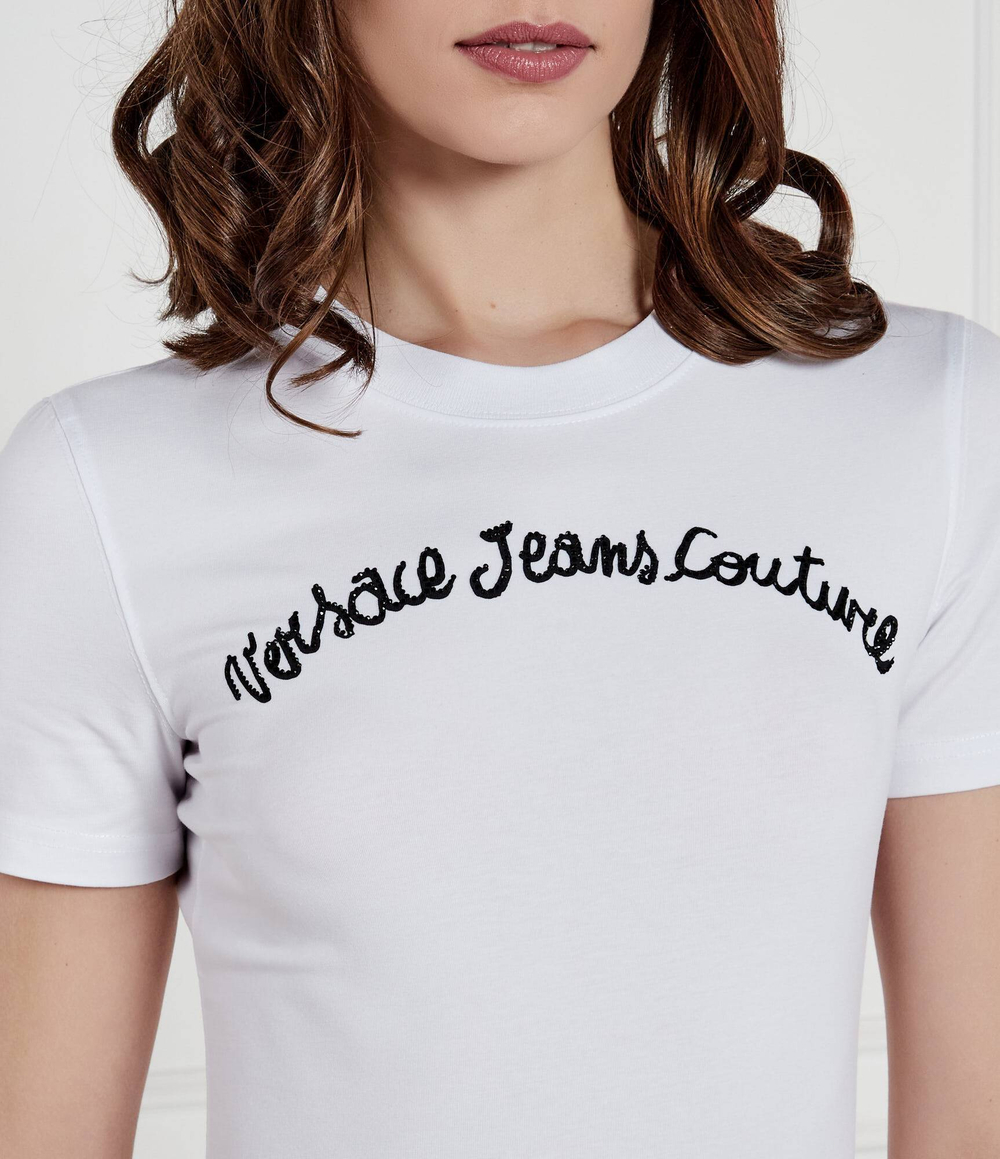 Футболка Versace Jeans Couture - белый(78HAHC08CJ02C)