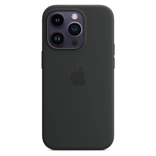 Силиконовый чехол с поддержкой MagSafe Apple Silicone Case для iPhone 14 Pro, Midnight (Темная ночь)