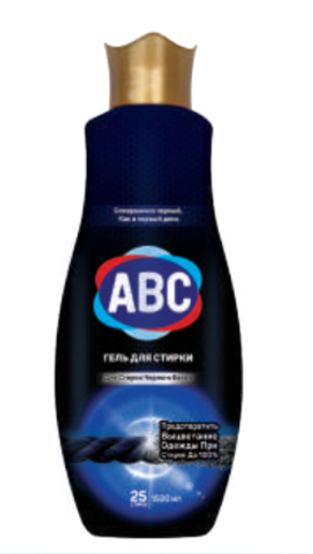 Жидкое моющее средство для стирки ABC Черный 1500 ML x 9
