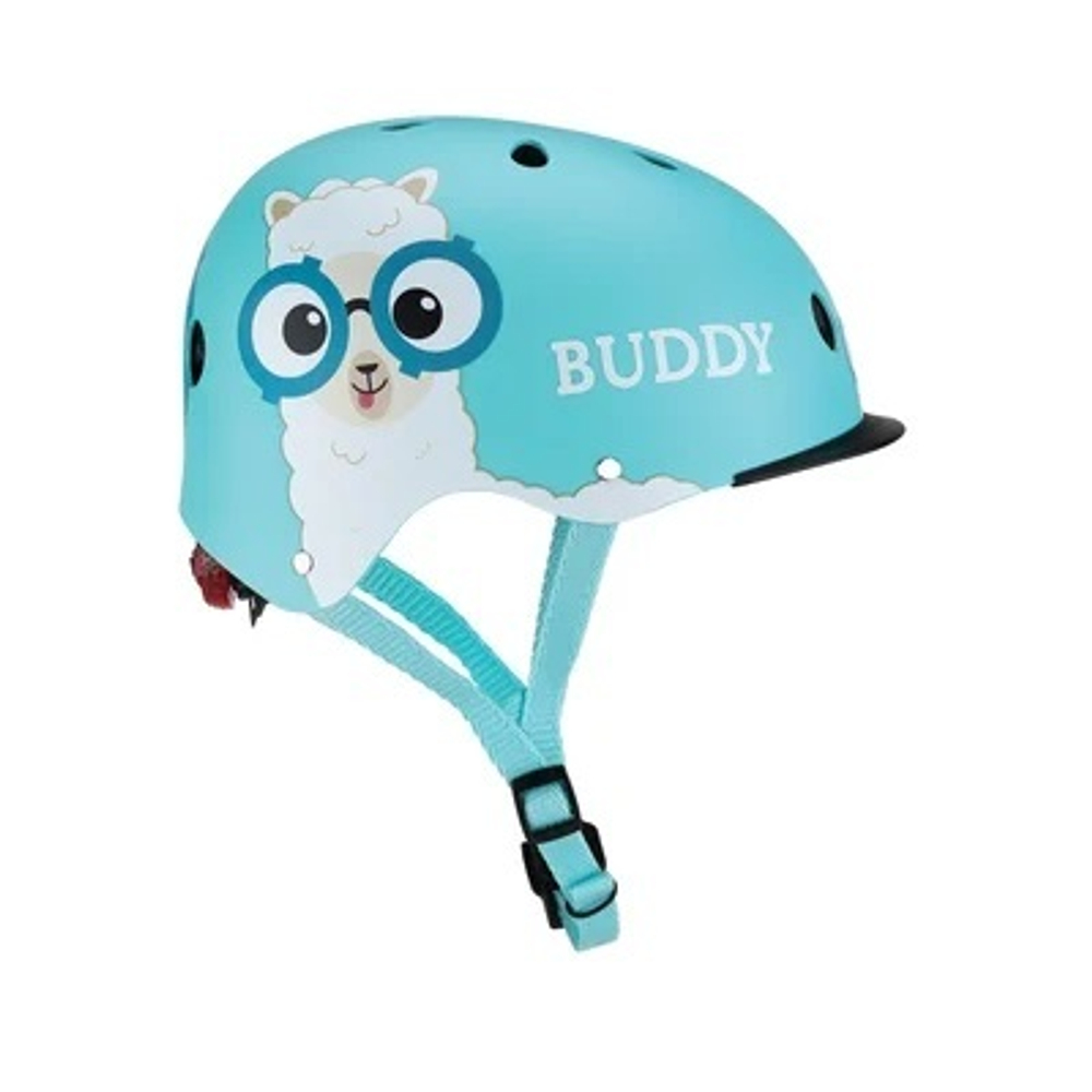 Шлем детский Globber Elite Lights XS/S (48-53CM) голубой