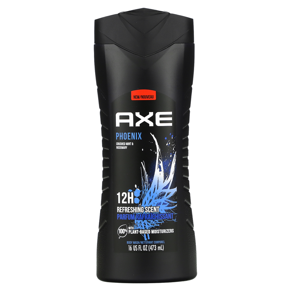 Axe, Phoenix, гель для душа, «Измельченная мята и розмарин», 473 мл