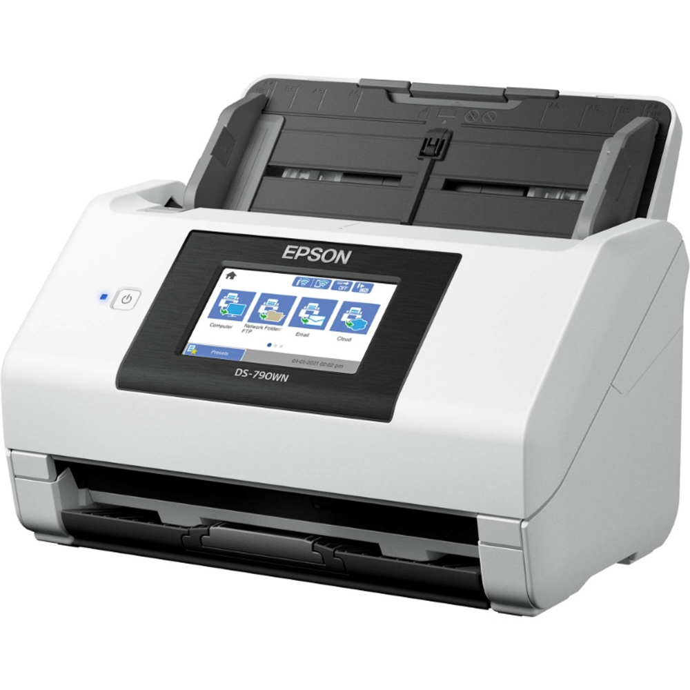 Сканер Epson WorkForce DS-790WN, A4, 45 ppm, WiFi