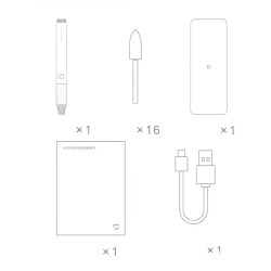 Гравер электрический Mijia Household Appliances Sharpening Pen (MJDMB001QW), серый