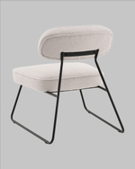 Кресло Kate new ткань букле светло-серый