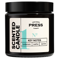 Ароматизированная свеча №1 cardamom, leather, jasmine PRESS PGPRA102/c