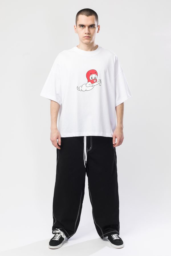 Футболка Wide T Ghostwriter белая - фото 2