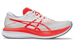 Asics Magic Speed 3.0 comfortable and fashionable PU nylon non-slip wear-resistant low-cut carbon board marathon running shoes men's red and white