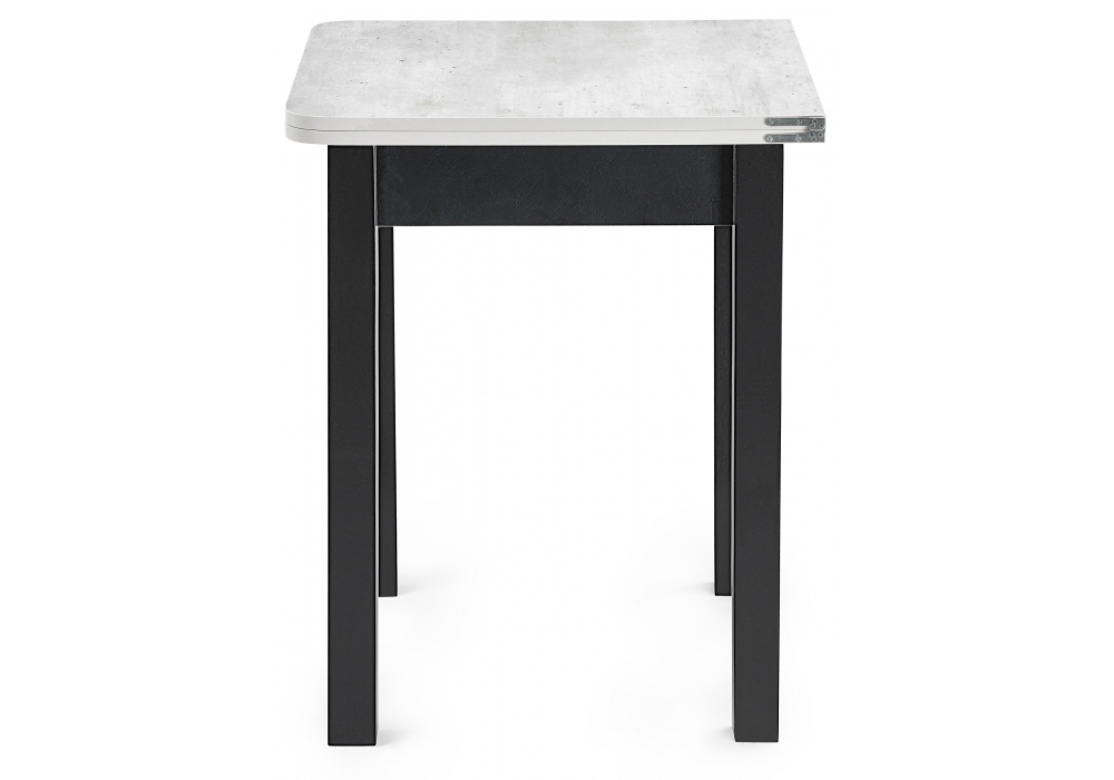 Обеденная группа Woodville Блавир белый полимер, серый полимер, метрополитан грей, черный