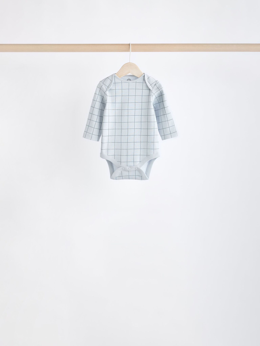 Боди с длинным рукавом для малышей Next K79-792, 5 шт., Бежевый, Синий