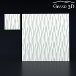 Гипсовая 3D панель Афелия