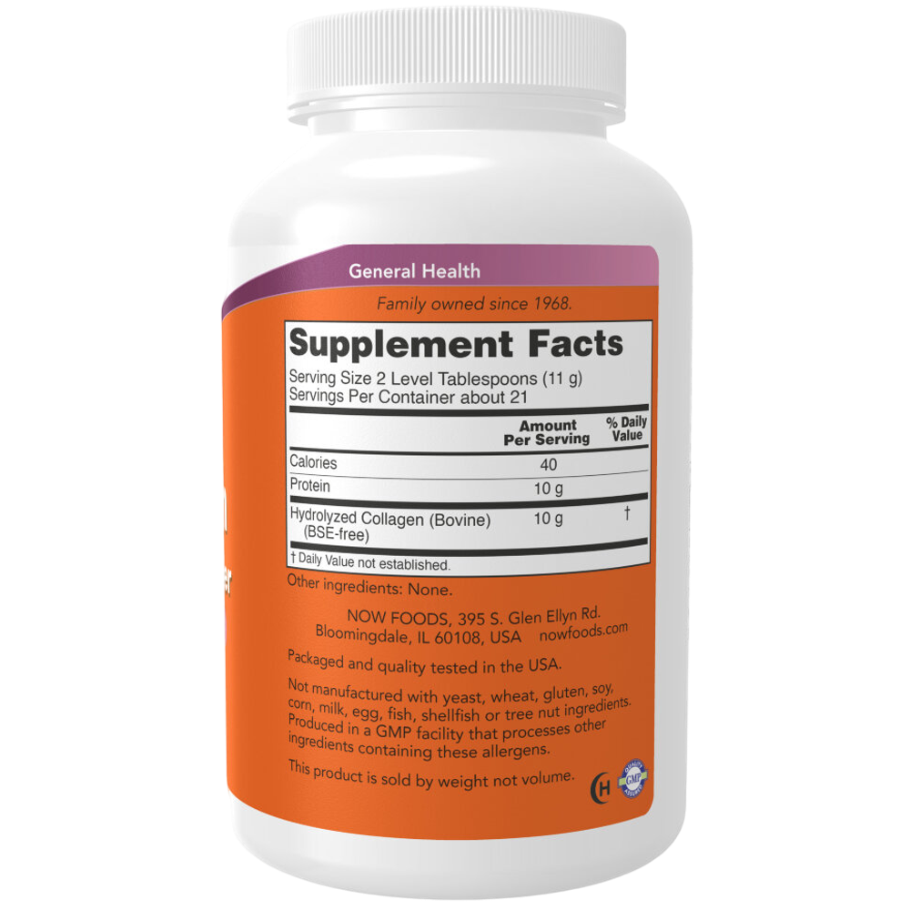 Now Foods Collagen peptides powder 227 grams, Коллаген