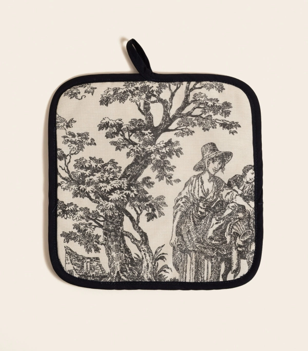 Прихватка – Квадратная, черная | Сельская жизнь