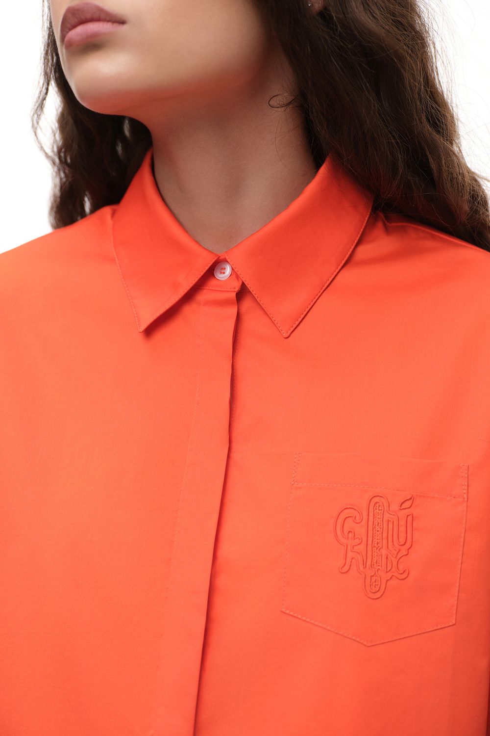 Рубашка (Comfort Core), оранжевая