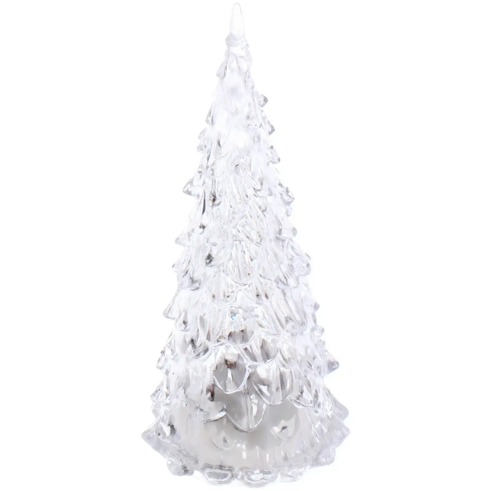 Сувенир с подсветкой «Кристальная ёлочка» 5,7*12,5 см (на батарейках 3 LR44)