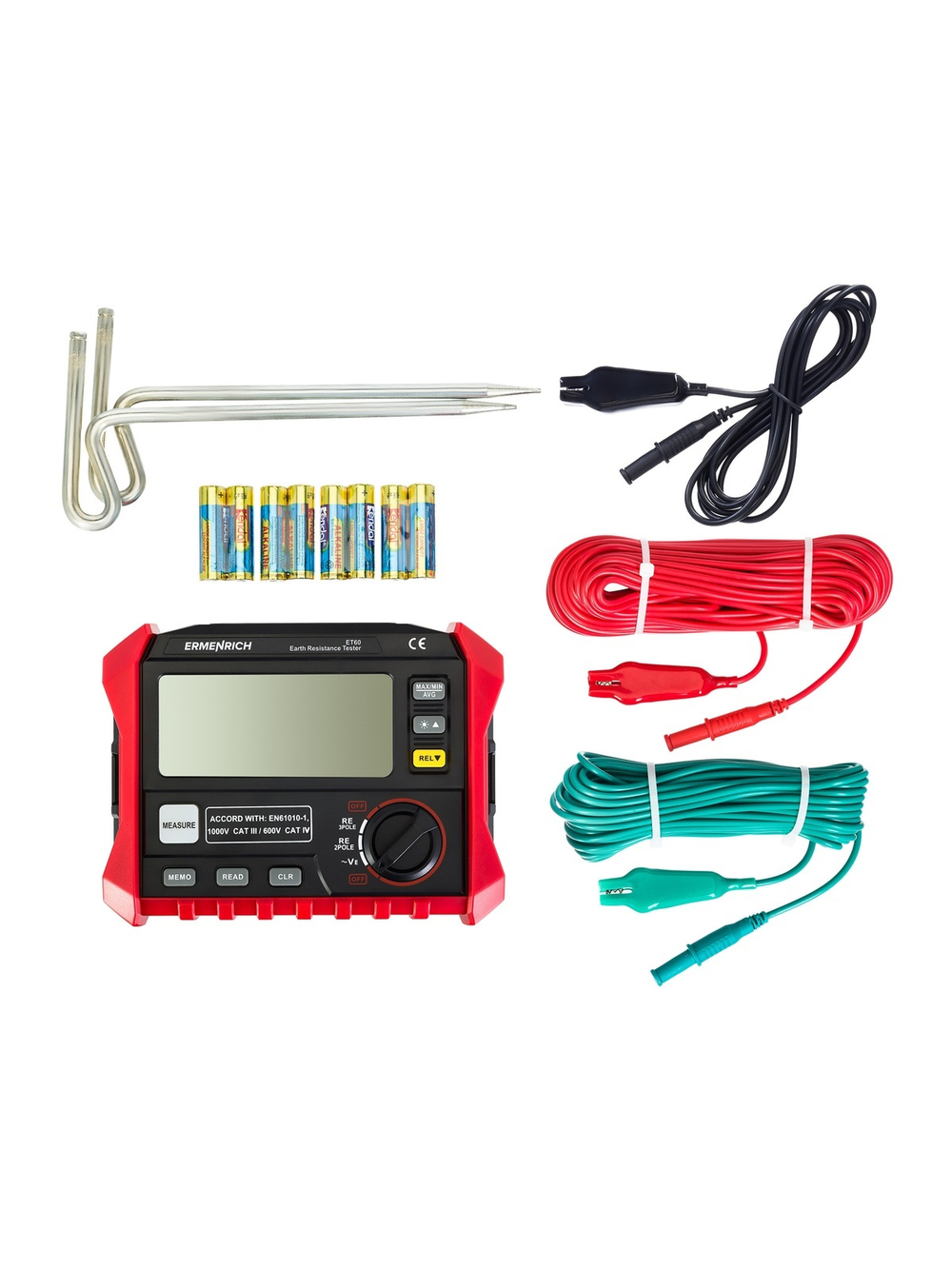 Тестер заземления Ermenrich Ping ET60