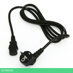 Шнур питания Hyperline PWC-IEC13-SHM-1.0-BK черный