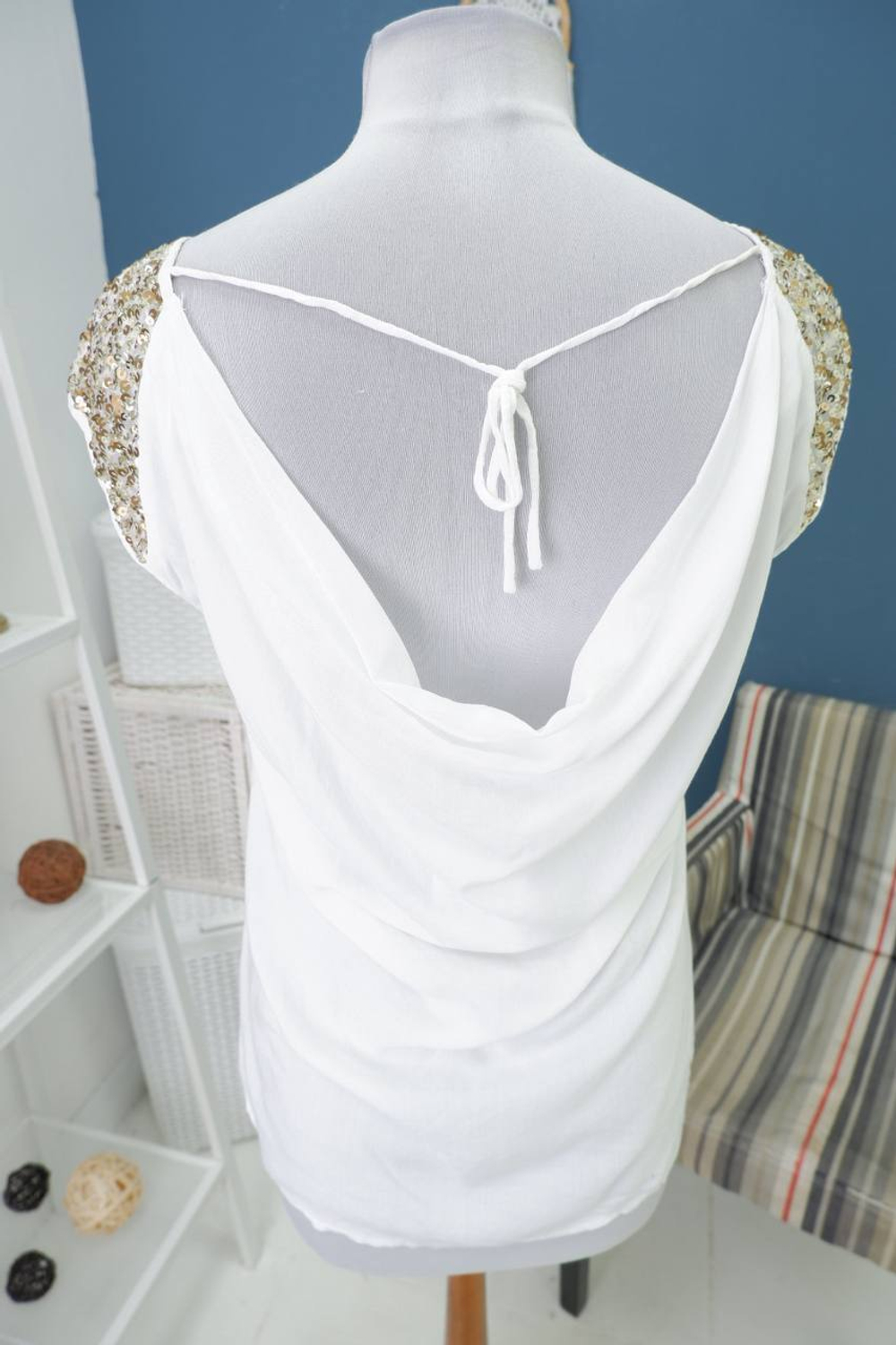 Топ Vero Moda с пайетками 44 размер