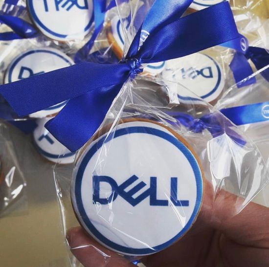 Пряники с логотипом круглые