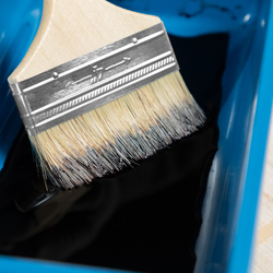 Кисть плоская Slimline 4" (100 мм), натуральная щетина, деревянная ручка Sparta