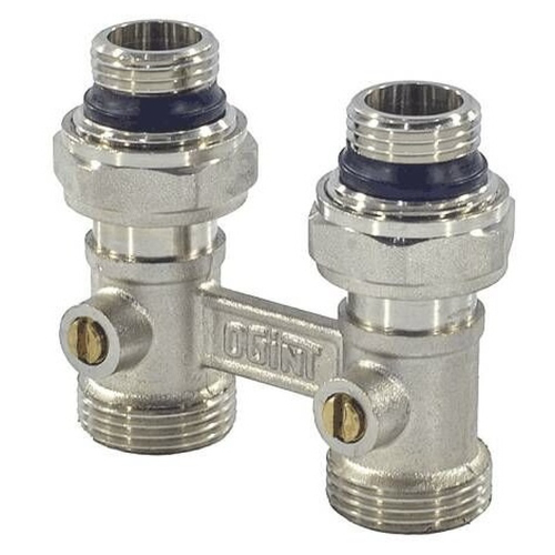 Узел OGINT нижнего подключения Ду15 Ру10 1/2x3/4" евроконус прямой