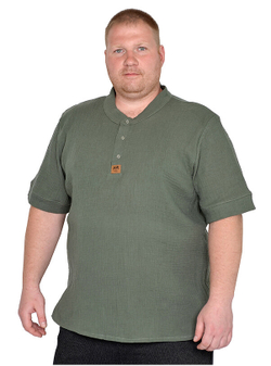 Рубашка мужская из муслина, хаки