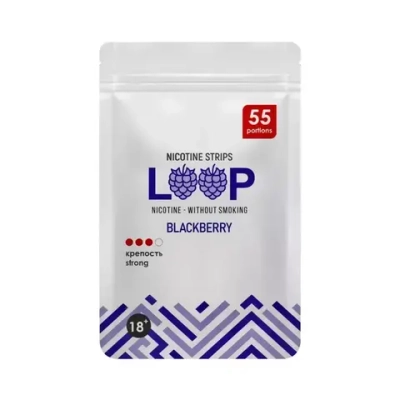 LOOP BLACKBERRY НИКОТИНОВЫЕ ПЛАСТИНКИ (12 МГ) - ЕЖЕВИКА