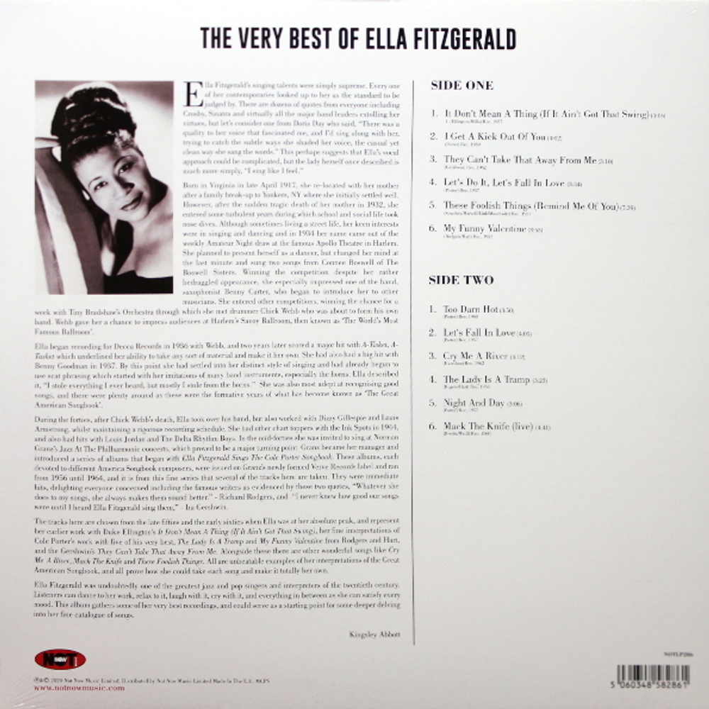 Ella Fitzgerald / The Very Best Of (Coloured Vinyl)(LP)