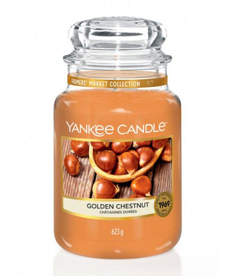 Ароматическая свеча Золотистый каштан, Yankee Candle