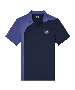 Теннисное поло EA7 Tennis Pro - armani blue