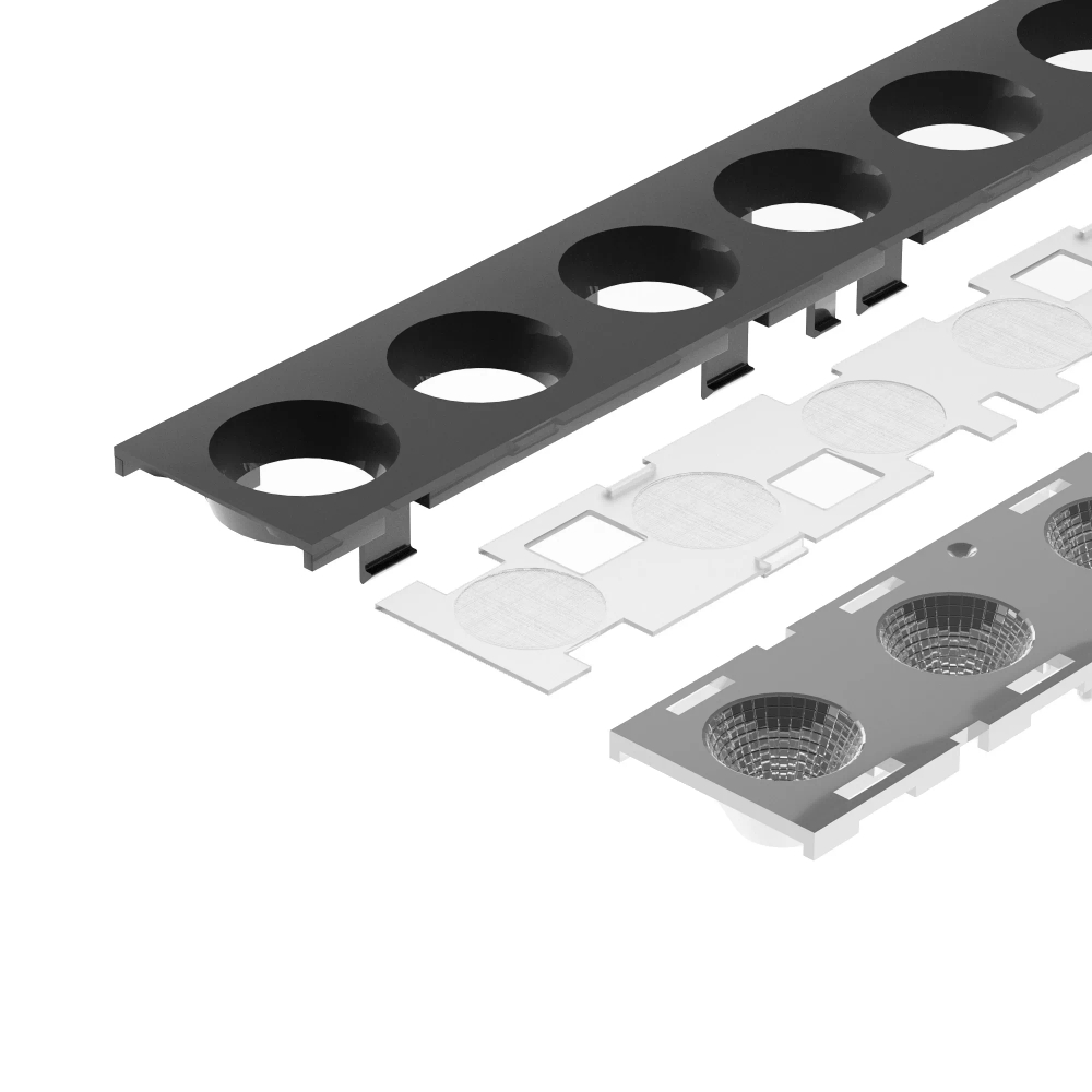 Экран линзованный SL-LINE-W20-55deg-540 (Arlight, Пластик) 041793