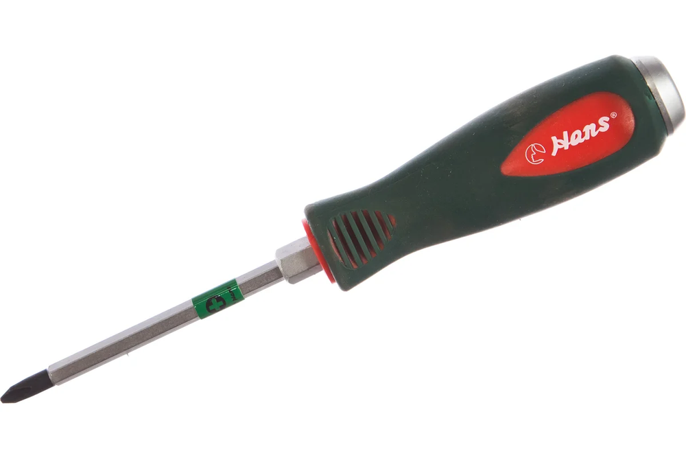 Отвертка крестовая PH силовая Hans, 0526PH2-04
