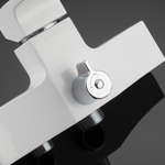 Смеситель для ванны и раковины 35к G2207-7 GAPPO див корп L-нос, БЕЛЫЙ-ХРОМ