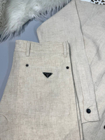 Льняной костюм Prada