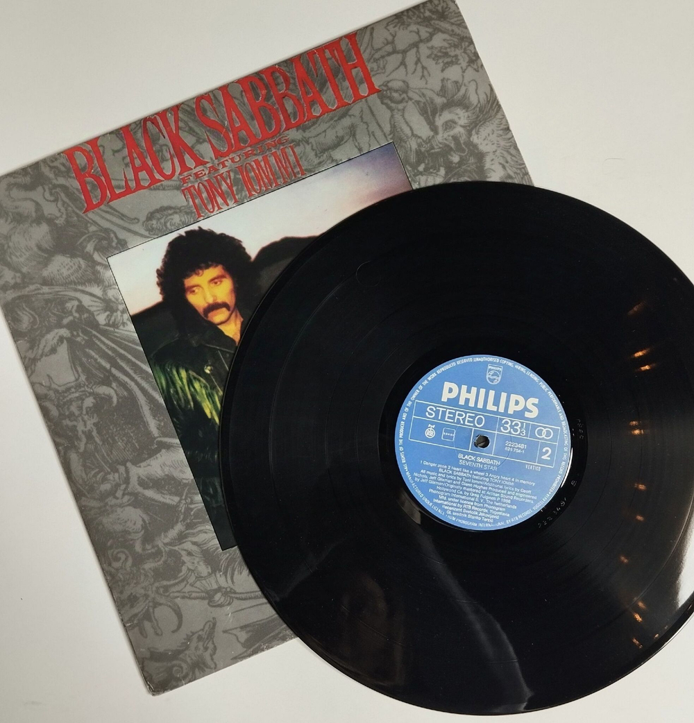 Винтажная виниловая пластинка LP Black Sabbath Featuring Tony Iommi Seventh Star (Югославия 1986)