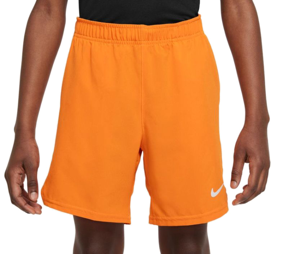 Шорты для мальчика теннисные Nike Boys Court Flex Ace Short - magma orange/magma orange/white