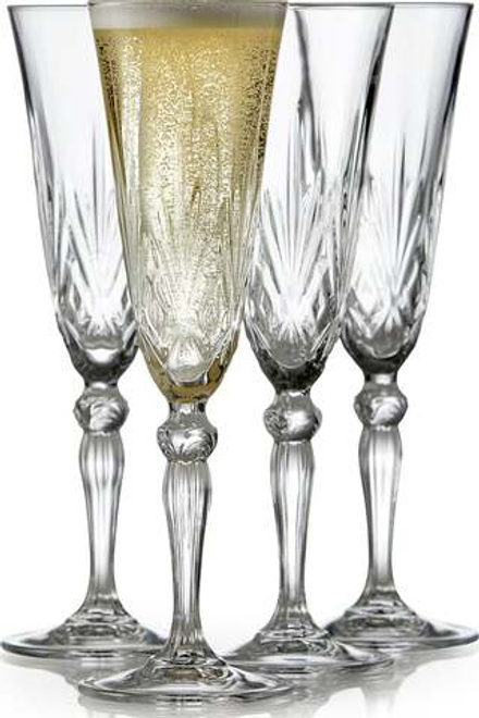 Набор 4 бокала lyngbyglas, melodia, 4 шт., хрусталь, прозрачный · арт. fabr 33655