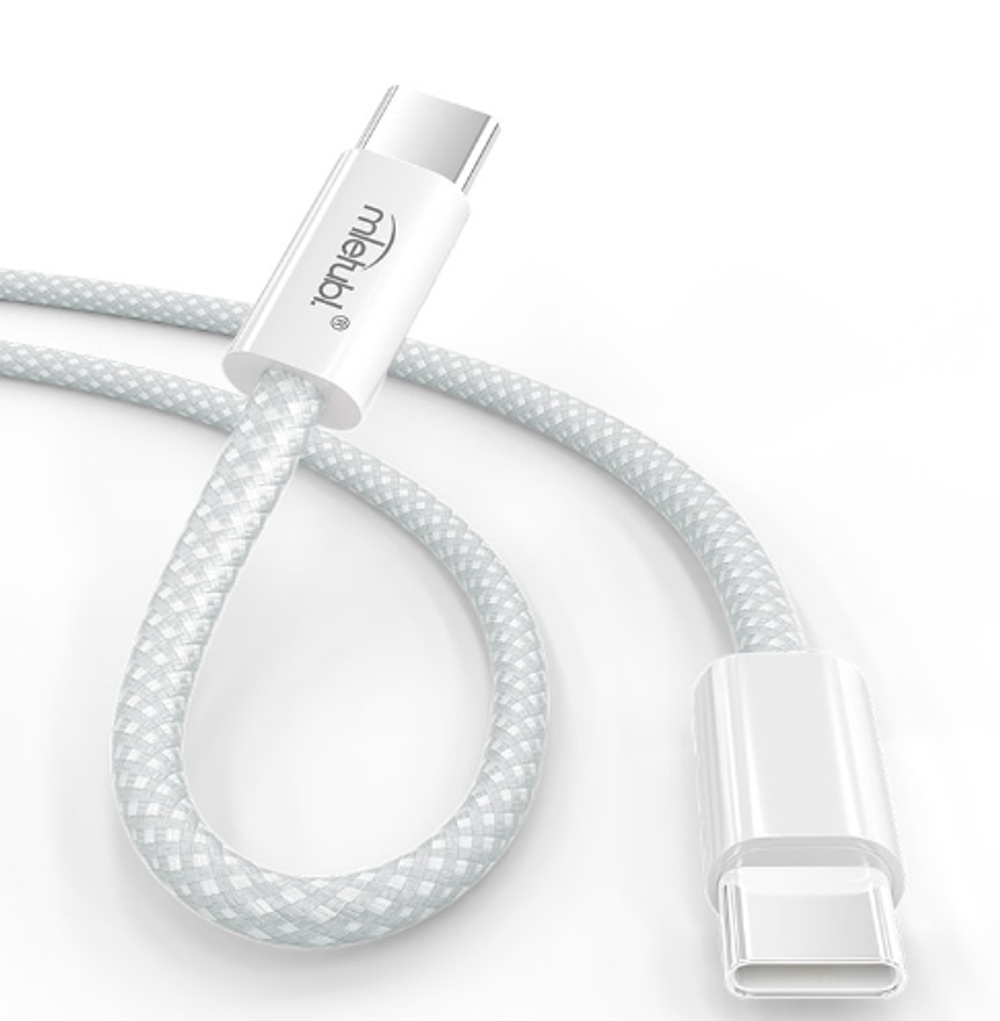 Кабель Mietubl MTB-DCTTPD08 Type-C-Type-C 240W 5A 2м TPE White