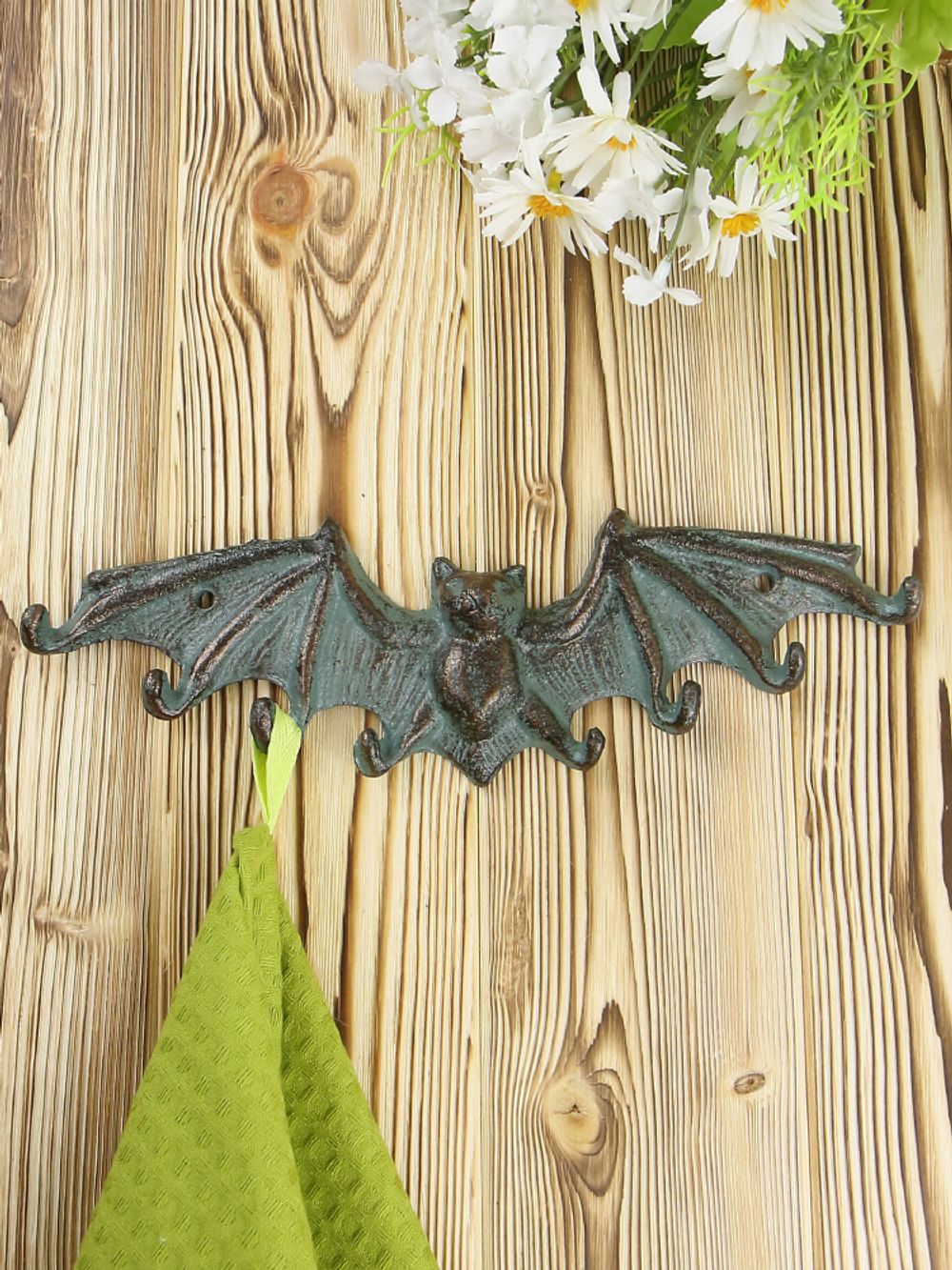 Iron Garden Вешалка настенная "Летучая мышь", 8 крючков