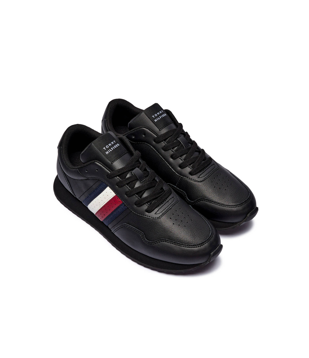 Кожаные кроссовки evo Tommy Hilfiger - черный(FM0FM05121)