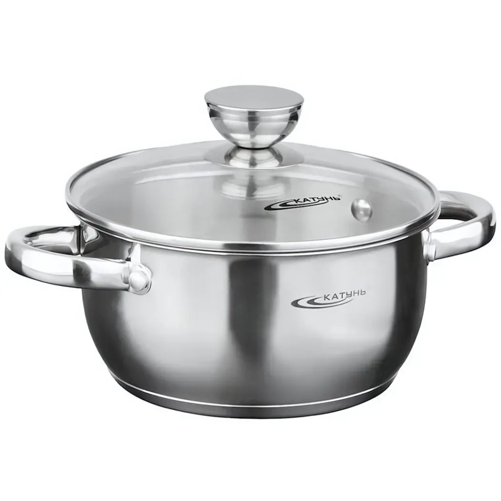 Кастрюля из нержавеющей стали 1,5л «Антея» Катунь