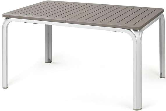 Стол раздвижной Alloro 140-210х100 см, белый, тортора